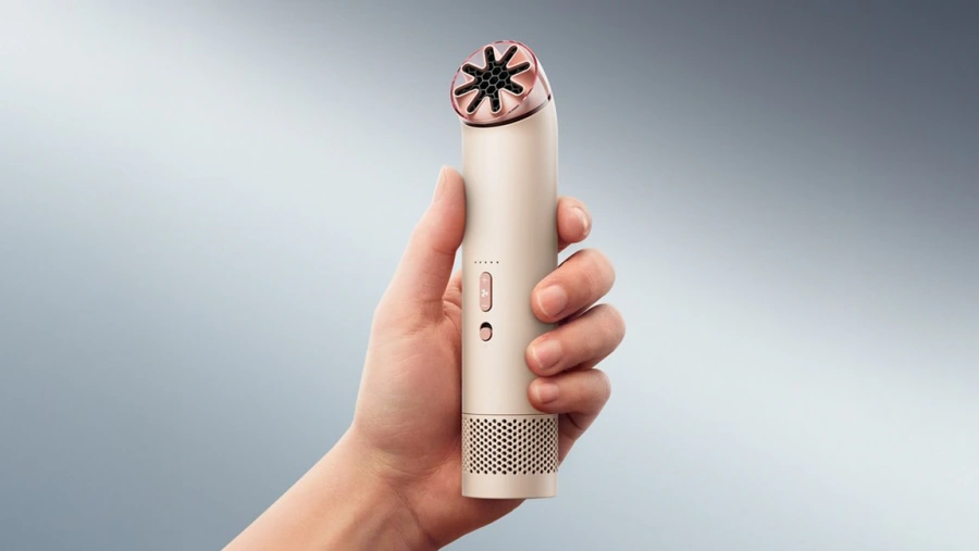 Портативный вентилятор Dyson HushJet Mini Cool - Stone/Blush (641014-01)