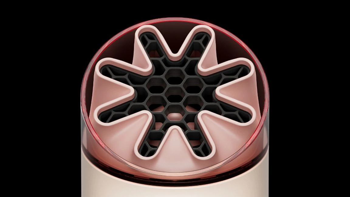 Портативний вентилятор Dyson HushJet Mini Cool - Stone/Blush (641014-01)