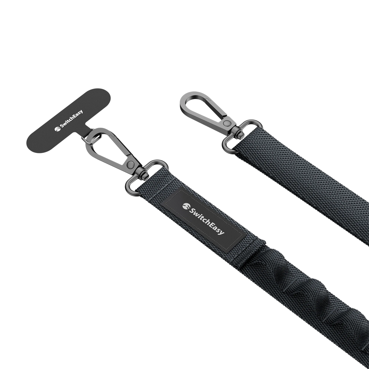 Ремінець через плече SwitchEasy with EasyStrap Card 20 мм - Dark Black (SPHIPH220DK23)