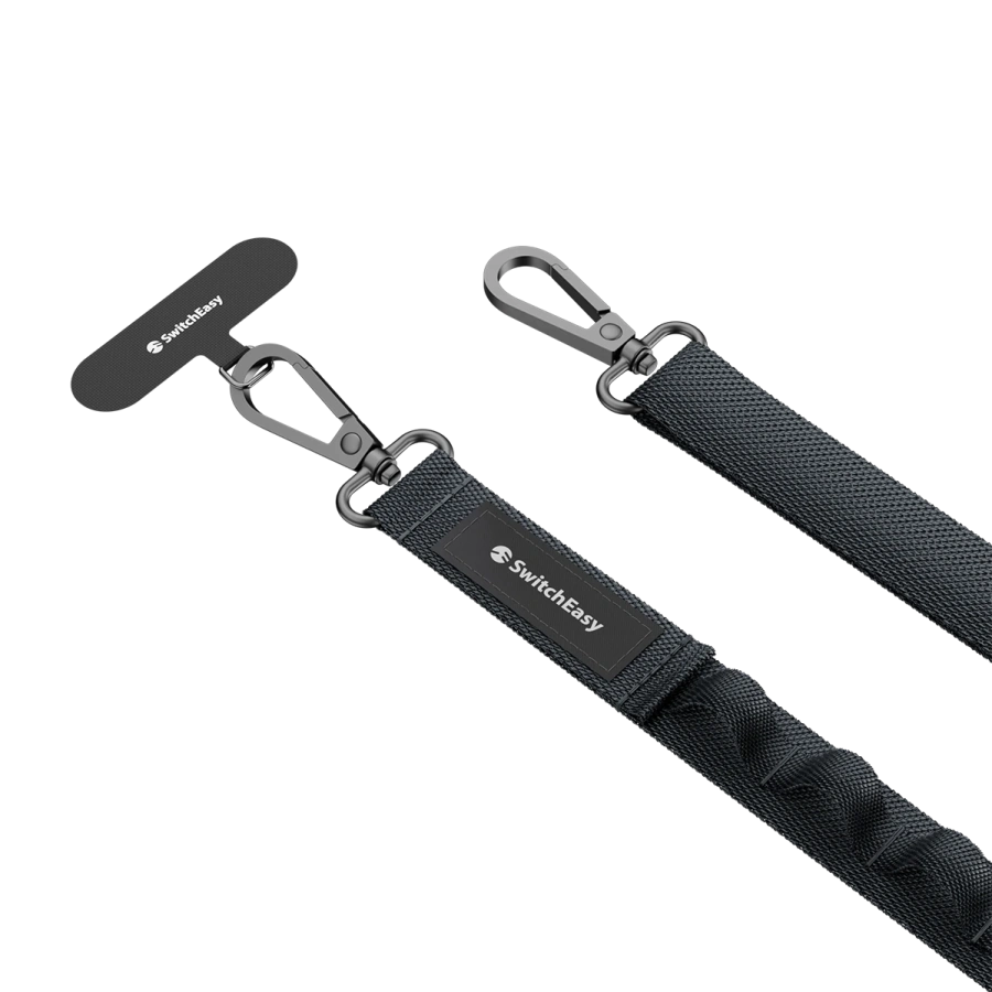 Ремінець через плече SwitchEasy with EasyStrap Card 20 мм - Dark Black (SPHIPH220DK23)