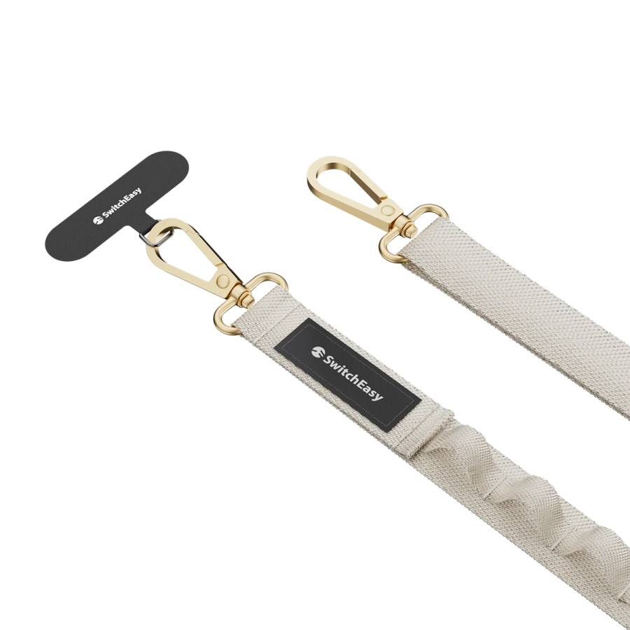 Ремінець через плече SwitchEasy with EasyStrap Card 20 мм - Ice Cream White (SPHIPH220IW23)
