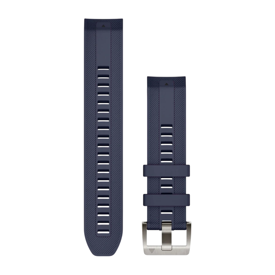 Ремінець Garmin QuickFit 22 Watch Bands Silicone для MARQ Gen 2 - Navy (010-13225-02)
