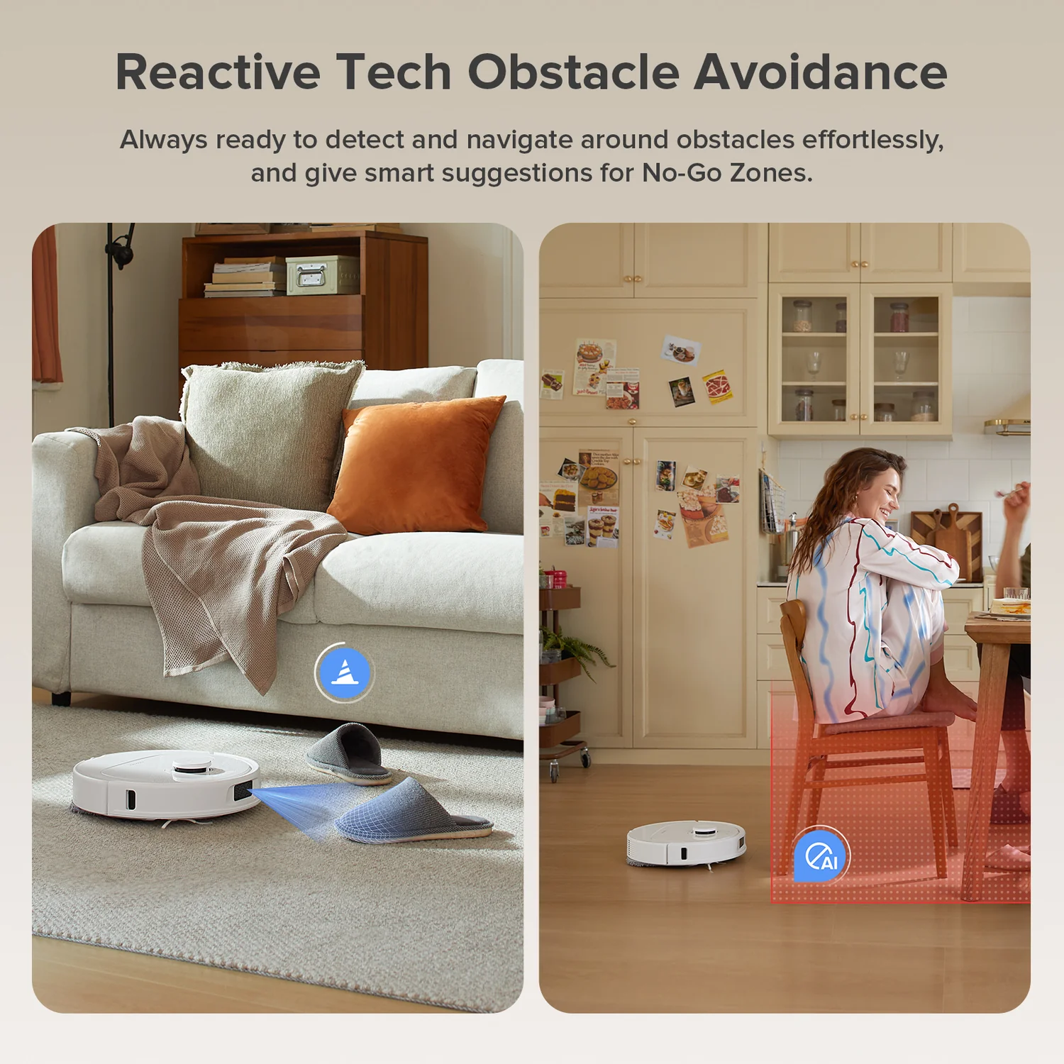 Робот-пылесос с влажной уборкой RoboRock QV 35A Robot Vacuum with Multifunctional Dock - White (QV35A-00, CE-QV35A0-P1-N)