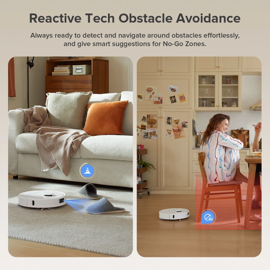 Робот-пылесос с влажной уборкой RoboRock QV 35A Robot Vacuum with Multifunctional Dock - White (QV35A-00, CE-QV35A0-P1-N)