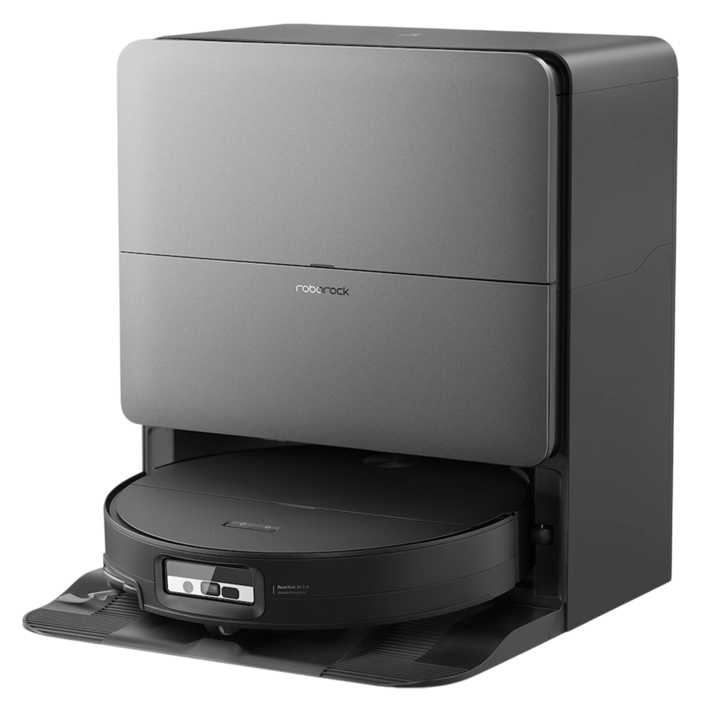 Робот-пылесос с влажной уборкой RoboRock Saros 20 Sonic Complete - Black (S20C52-00)
