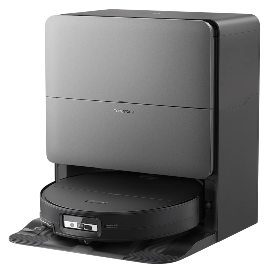 Робот-пылесос с влажной уборкой RoboRock Saros 20 Sonic Complete - Black (S20C52-00)