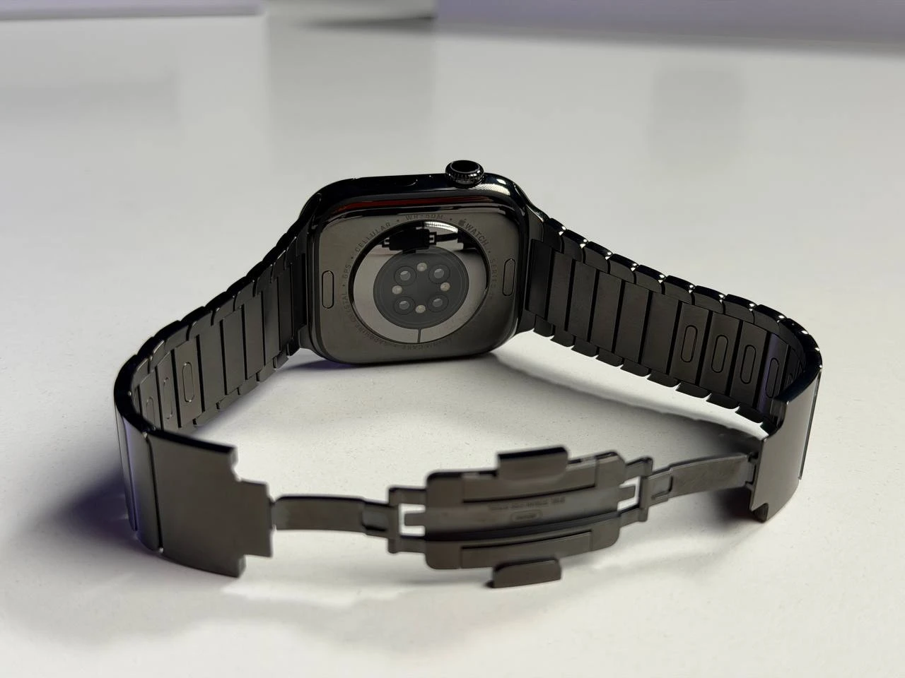 OPEN BOX Apple Watch Series 11 GPS + Cellular 46mm Slate Titanium Case with Slate Link Bracelet (MFC14+MXMK3) - Состояние: новый | Аккумулятор: 100% | Комплектация: полный | Гарантия: 12 мес.