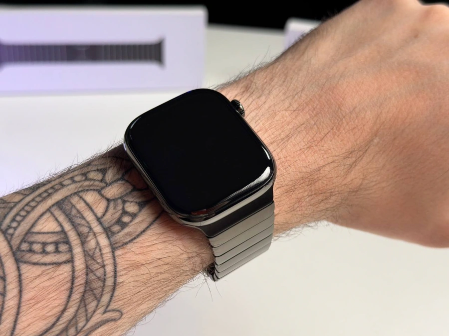 OPEN BOX Apple Watch Series 11 GPS + Cellular 46mm Slate Titanium Case with Slate Link Bracelet (MFC14+MXMK3) - Состояние: новый | Аккумулятор: 100% | Комплектация: полный | Гарантия: 12 мес.