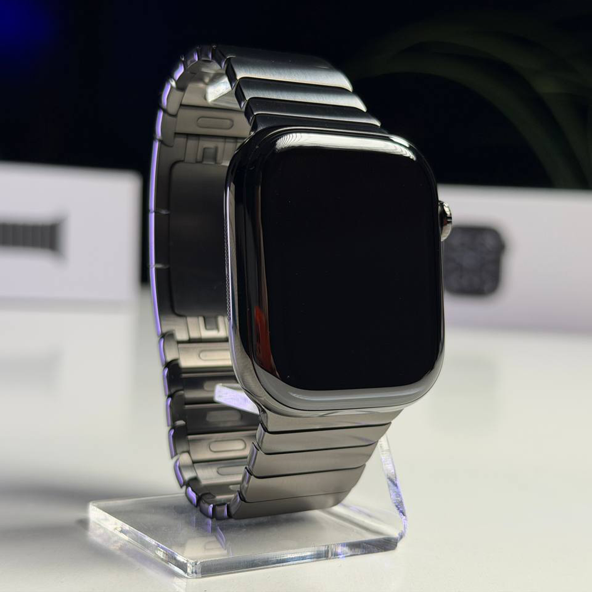 OPEN BOX Apple Watch Series 11 GPS + Cellular 46mm Slate Titanium Case with Slate Link Bracelet (MFC14+MXMK3) - Состояние: новый | Аккумулятор: 100% | Комплектация: полный | Гарантия: 12 мес.