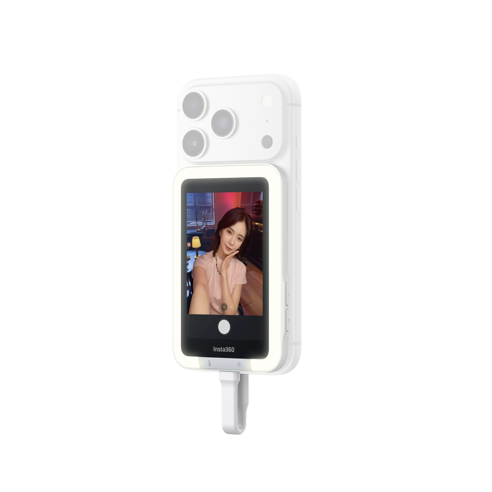 Селфі-екран для смартфона Insta360 Snap Selfie Screen with Light [з підсвіткою] (CINSFAVE-01)