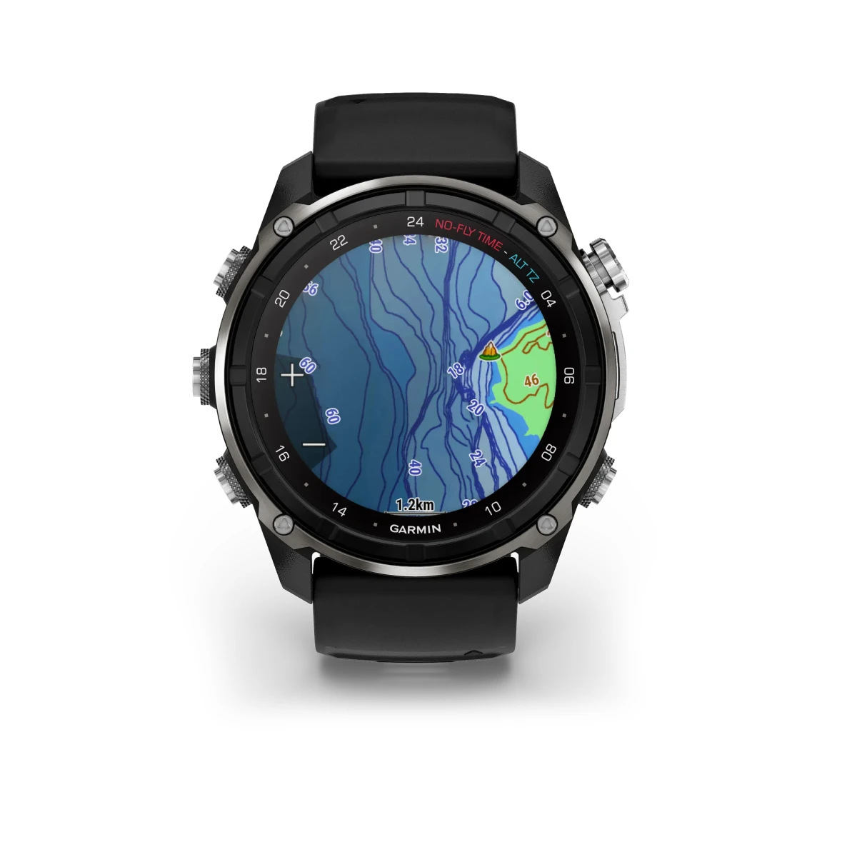 Смарт-годинник Garmin Descent Mk3i – 51 mm Silver and Black PVD Titanium with Black/Pebble Gray Silicone Band (010-02752-08)