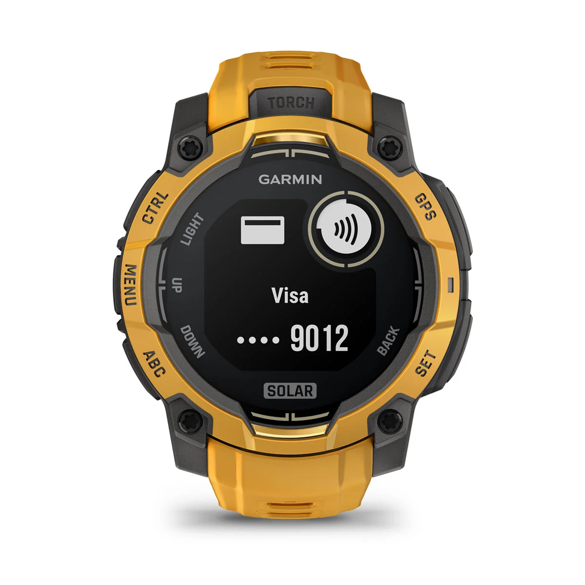 Смарт-годинник Garmin Instinct 3 45 mm Solar Sunburst with Sunburst/Gray Band (010-02934-02)