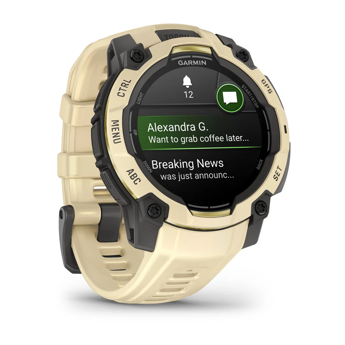 Смарт-годинник Garmin Instinct 3 45mm AMOLED Citrine with Citrine Band (010-02936-02)