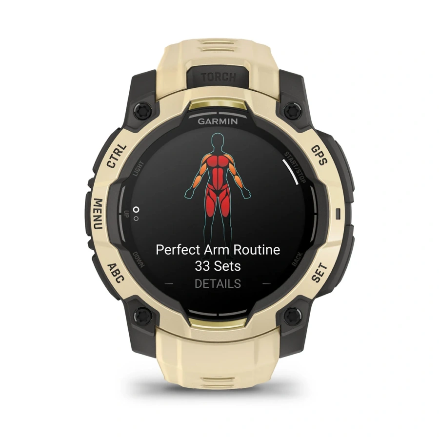 Смарт-годинник Garmin Instinct 3 45mm AMOLED Citrine with Citrine Band (010-02936-02)
