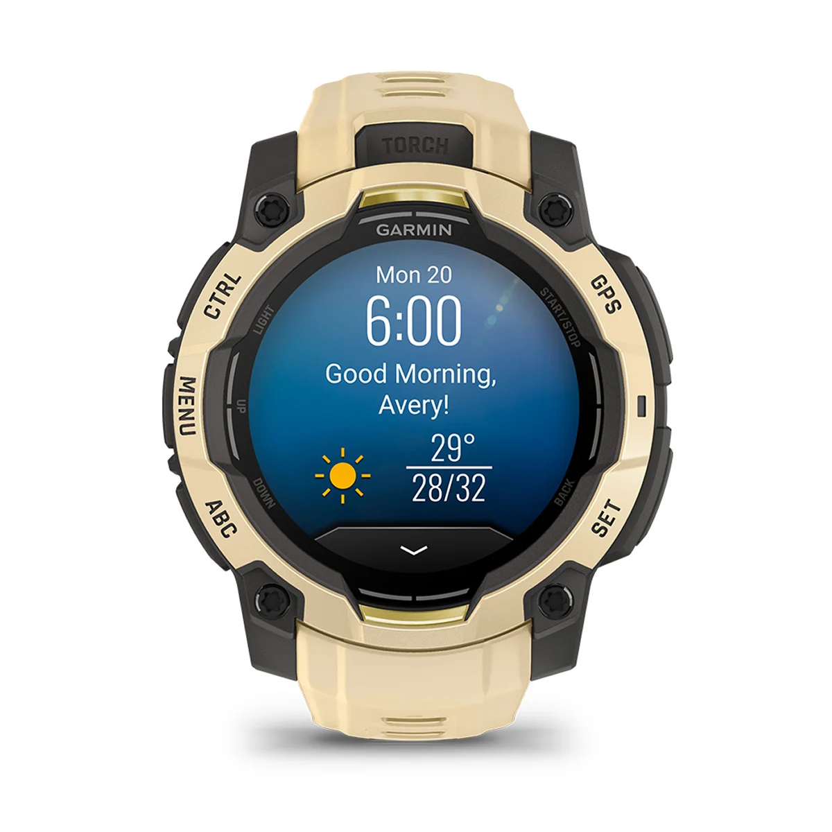 Смарт-годинник Garmin Instinct 3 45mm AMOLED Citrine with Citrine Band (010-02936-02)
