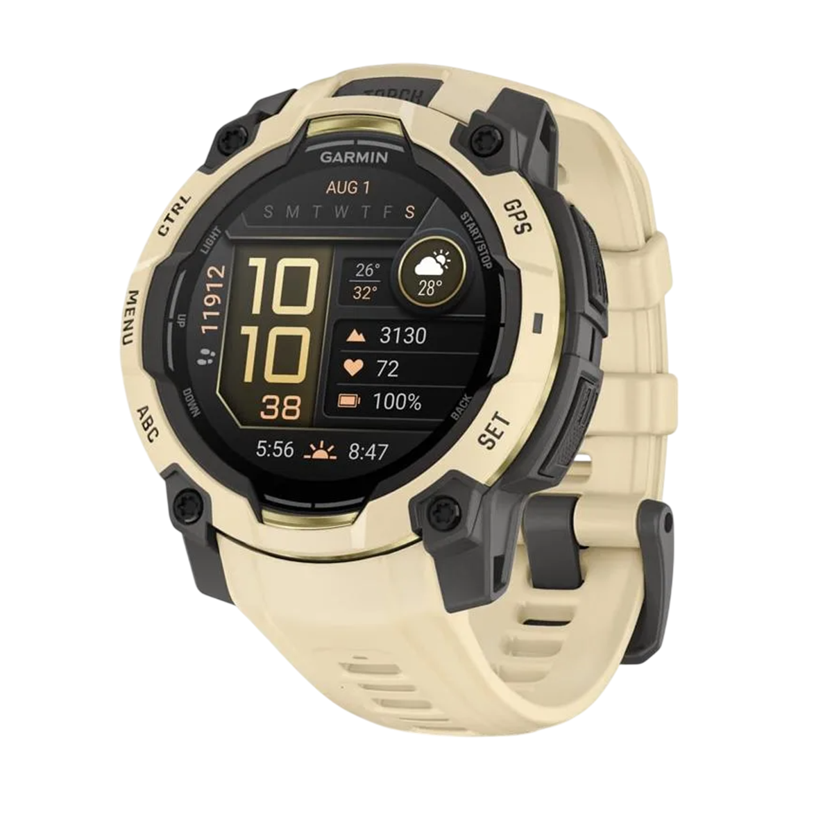 Смарт-годинник Garmin Instinct 3 45mm AMOLED Citrine with Citrine Band (010-02936-02)