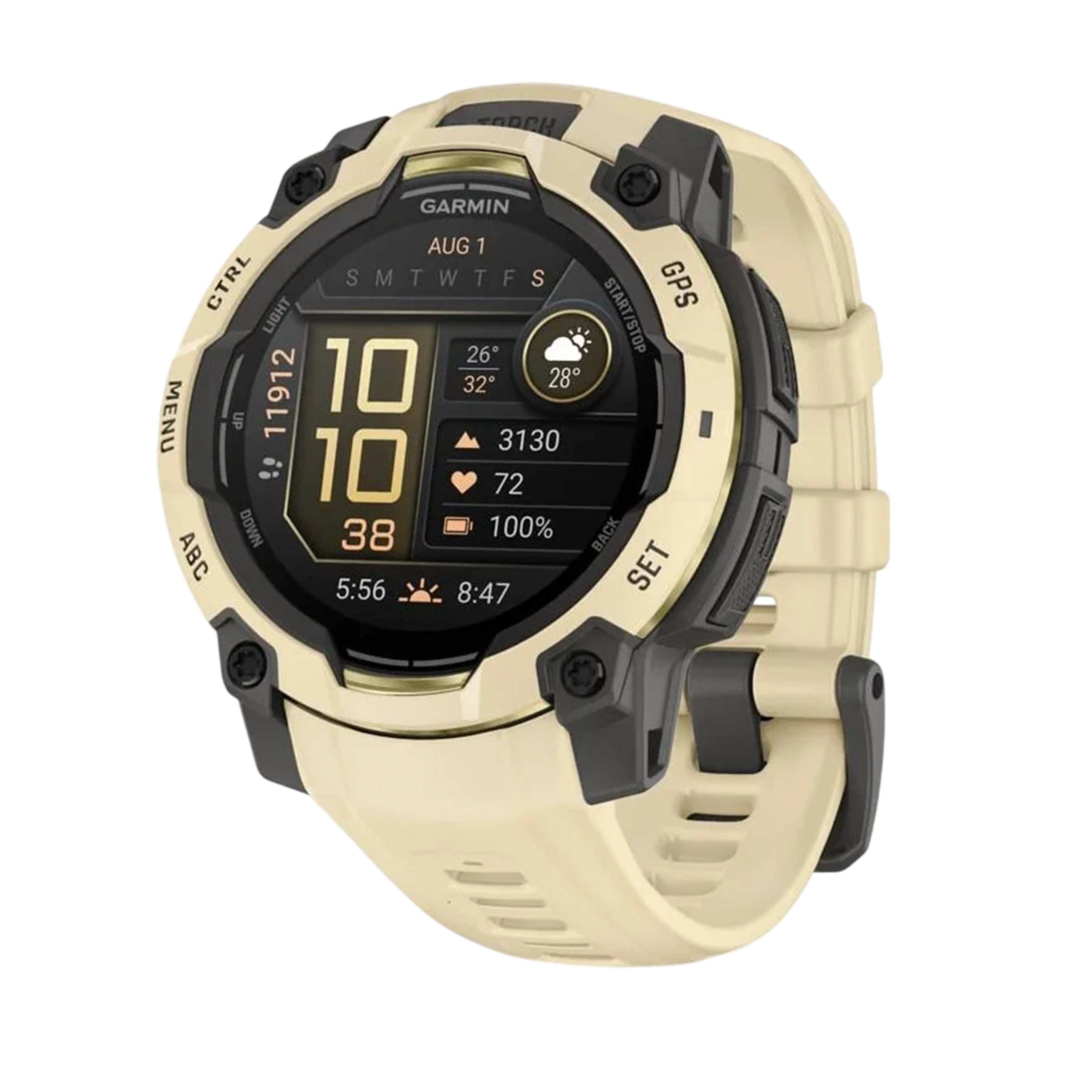 Смарт-годинник Garmin Instinct 3 45mm AMOLED Citrine with Citrine Band (010-02936-02)