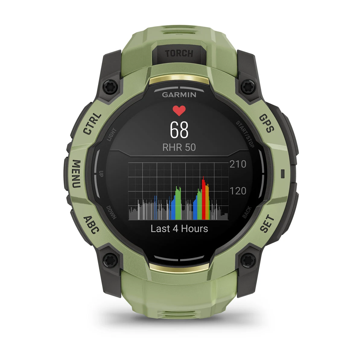 Смарт-годинник Garmin Instinct 3 50 mm AMOLED Fern Green with Fern Green Band (010-03020-02)