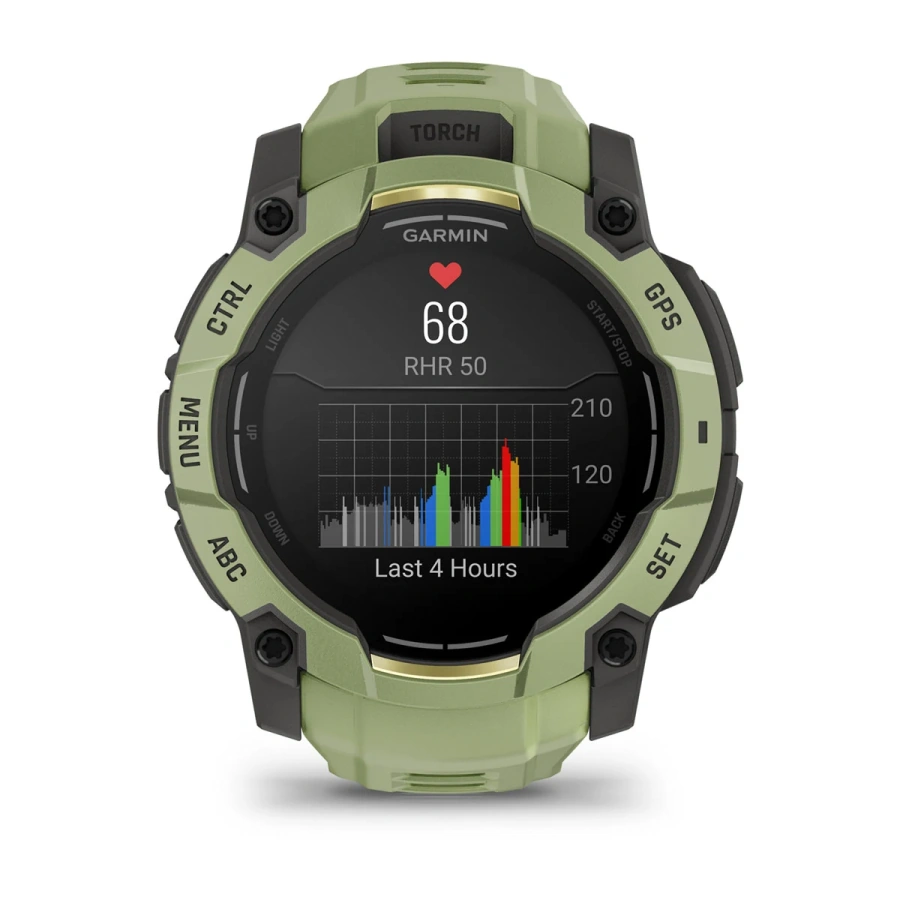 Смарт-годинник Garmin Instinct 3 50 mm AMOLED Fern Green with Fern Green Band (010-03020-02)