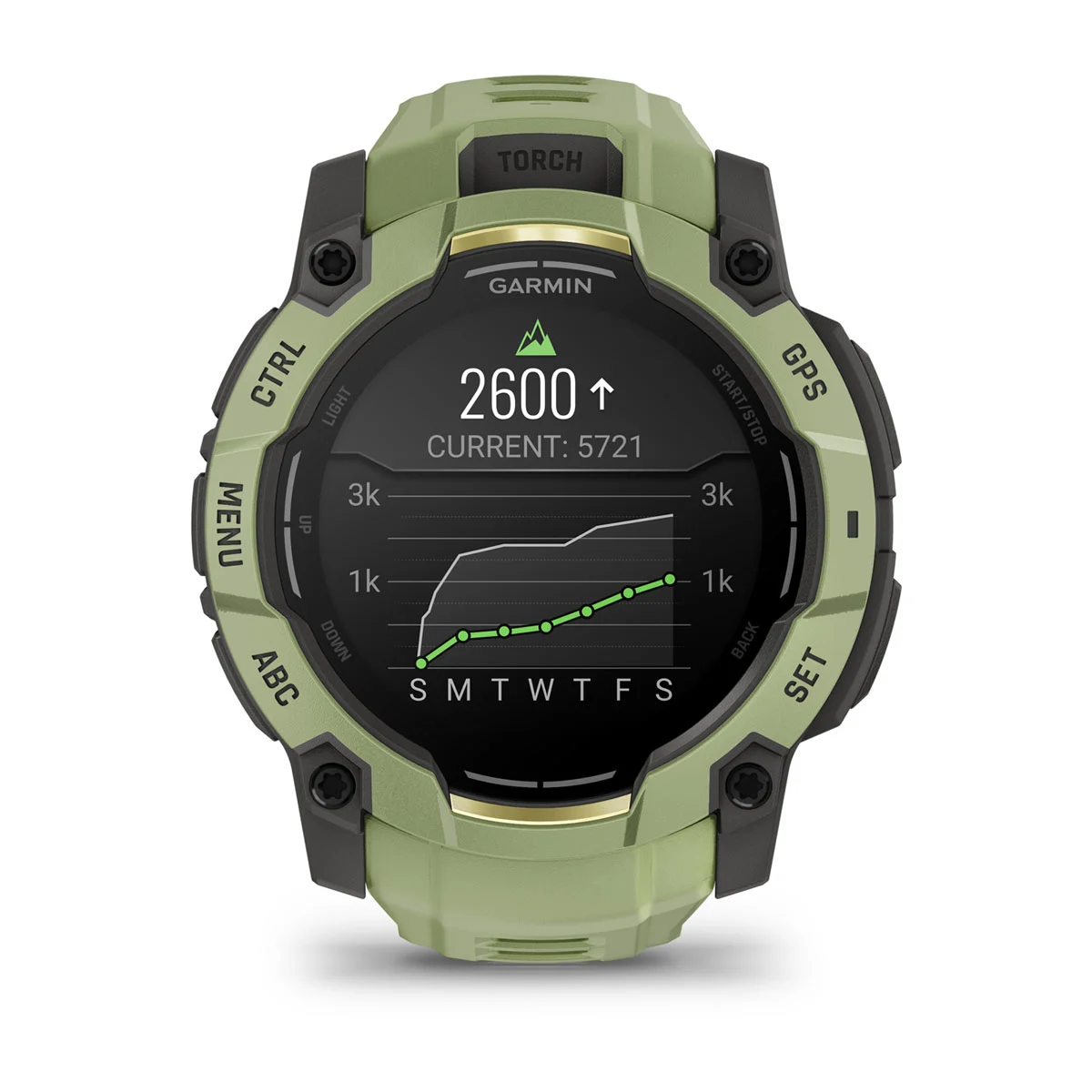 Смарт-годинник Garmin Instinct 3 50 mm AMOLED Fern Green with Fern Green Band (010-03020-02)