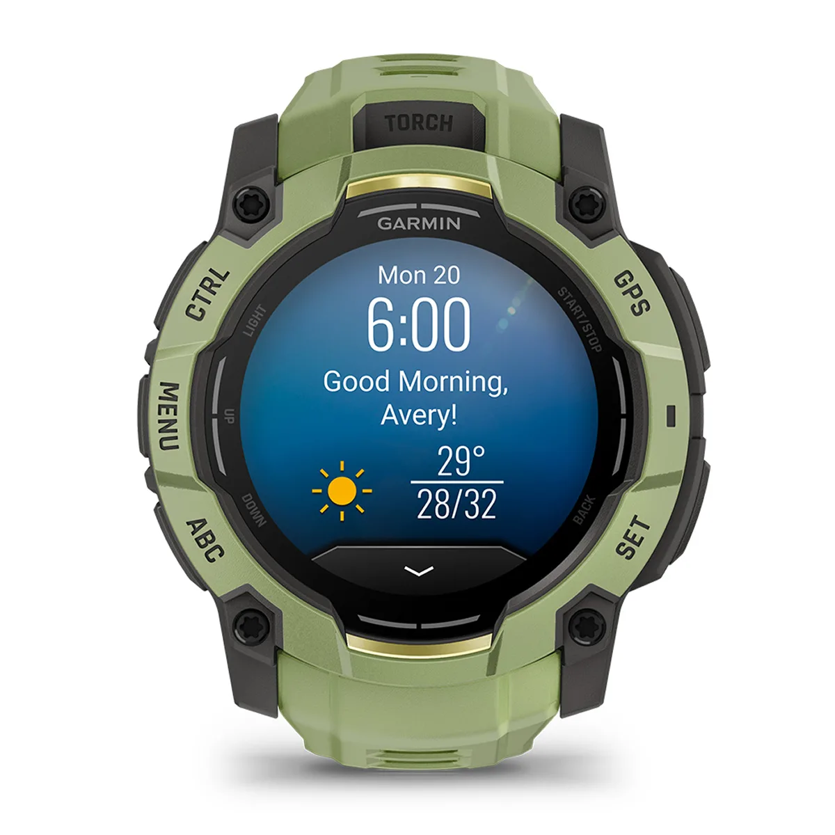 Смарт-годинник Garmin Instinct 3 50 mm AMOLED Fern Green with Fern Green Band (010-03020-02)