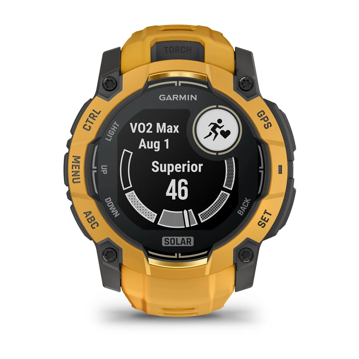 Смарт-годинник Garmin Instinct 3 50 mm Solar Sunburst with Sunburst/Gray Band (010-02935-02)