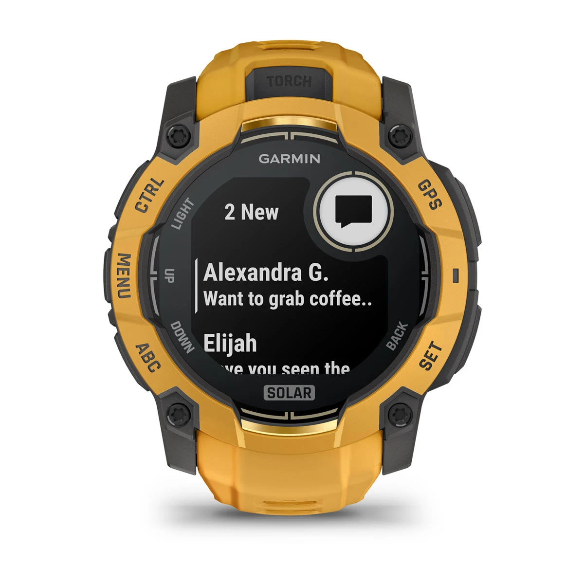 Смарт-годинник Garmin Instinct 3 50 mm Solar Sunburst with Sunburst/Gray Band (010-02935-02)