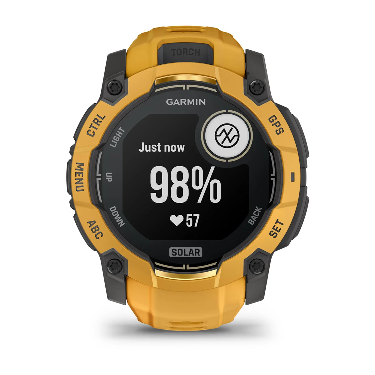 Смарт-годинник Garmin Instinct 3 50 mm Solar Sunburst with Sunburst/Gray Band (010-02935-02)