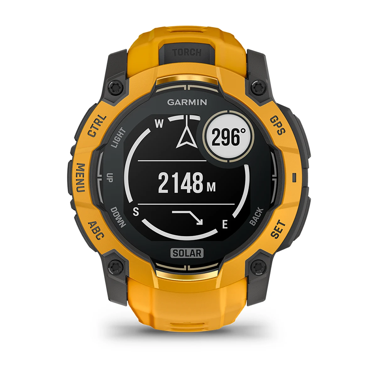 Смарт-годинник Garmin Instinct 3 50 mm Solar Sunburst with Sunburst/Gray Band (010-02935-02)