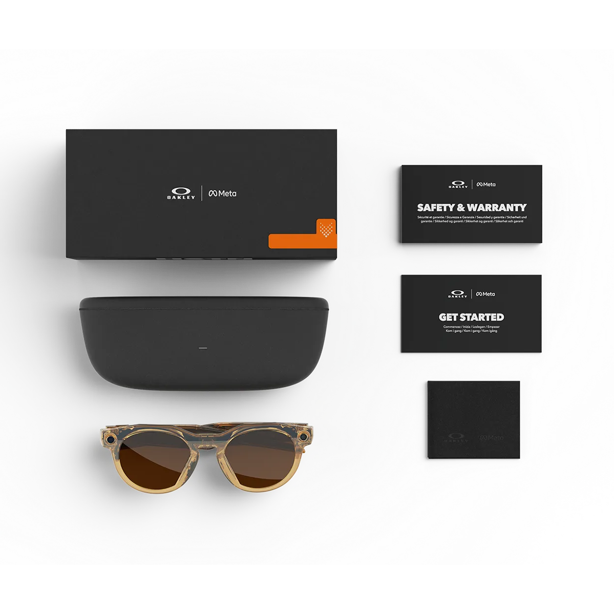 Смарт-очки Oakley | Meta HSTN - Light Curry Frame / Clear to Brown Transitions Lenses (OW8002-0851)