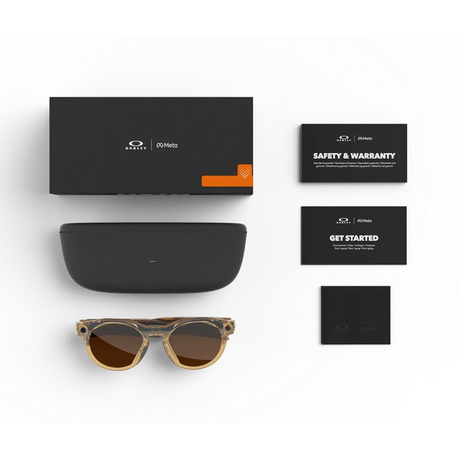 Смарт-очки Oakley | Meta HSTN - Light Curry Frame / Clear to Brown Transitions Lenses (OW8002-0851)