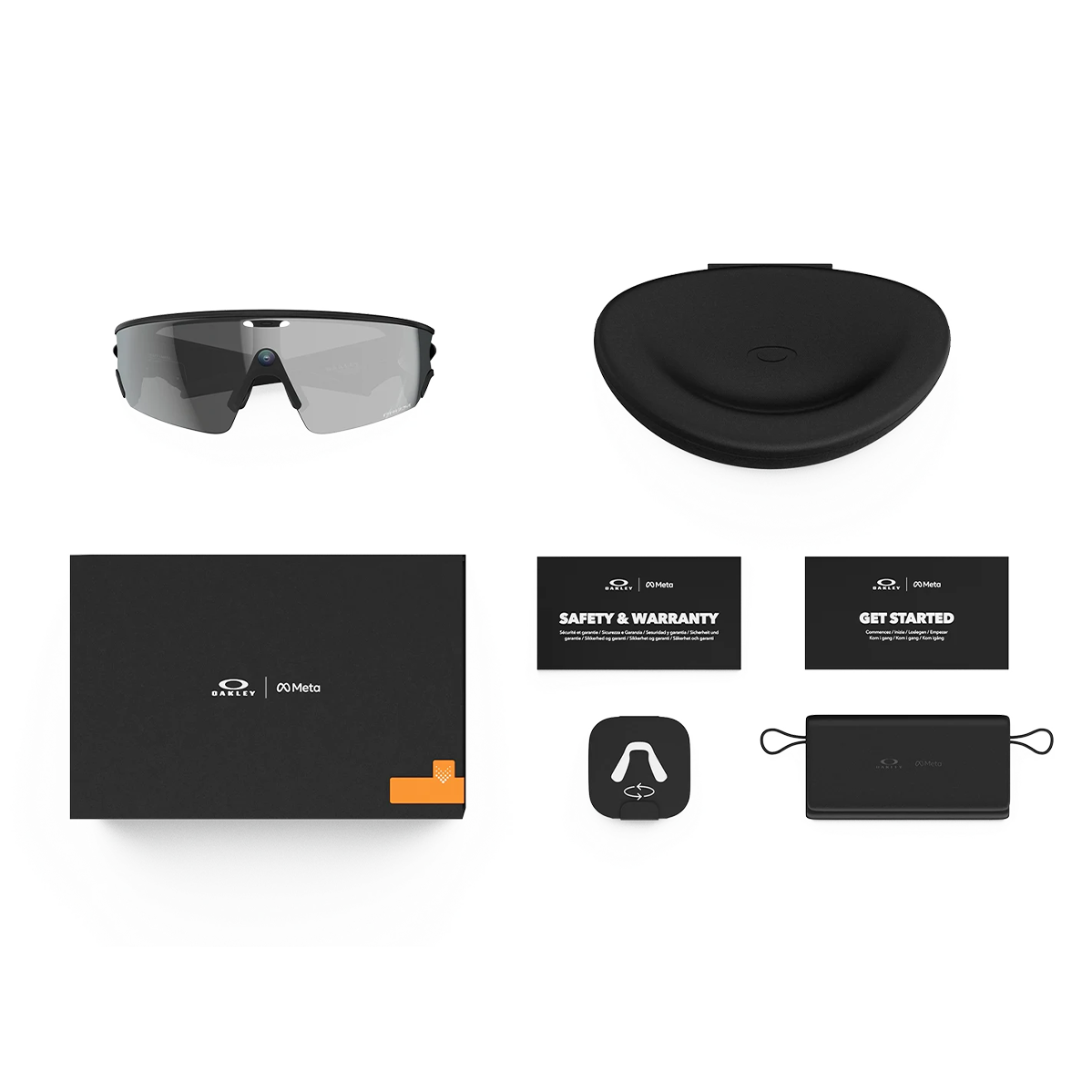 Смарт-очки Oakley | Meta Vanguard - Prizm Black Lenses / Black Frame (OW8001-070)