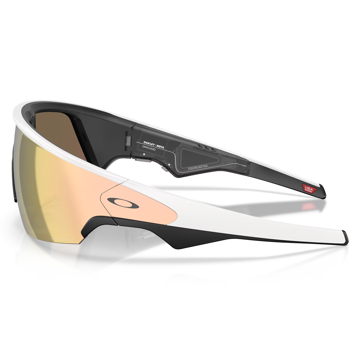 Смарт-очки Oakley | Meta Vanguard - Prizm Rose Gold Lenses / White Frame (OW8001-080)