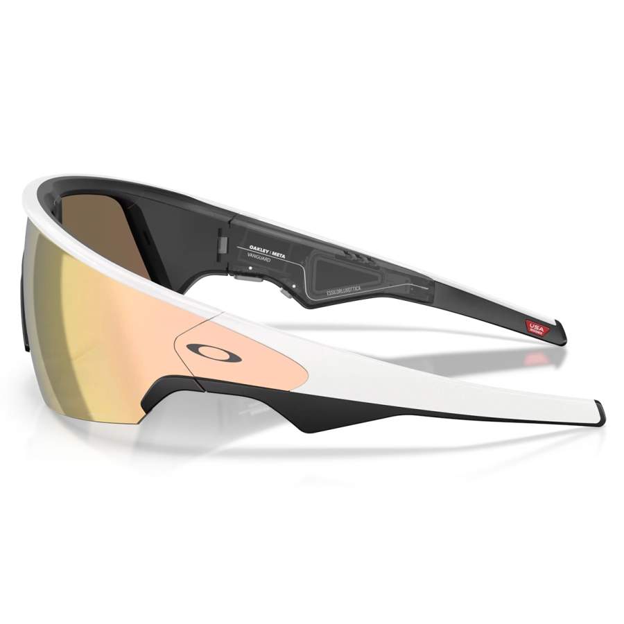 Смарт-очки Oakley | Meta Vanguard - Prizm Rose Gold Lenses / White Frame (OW8001-080)