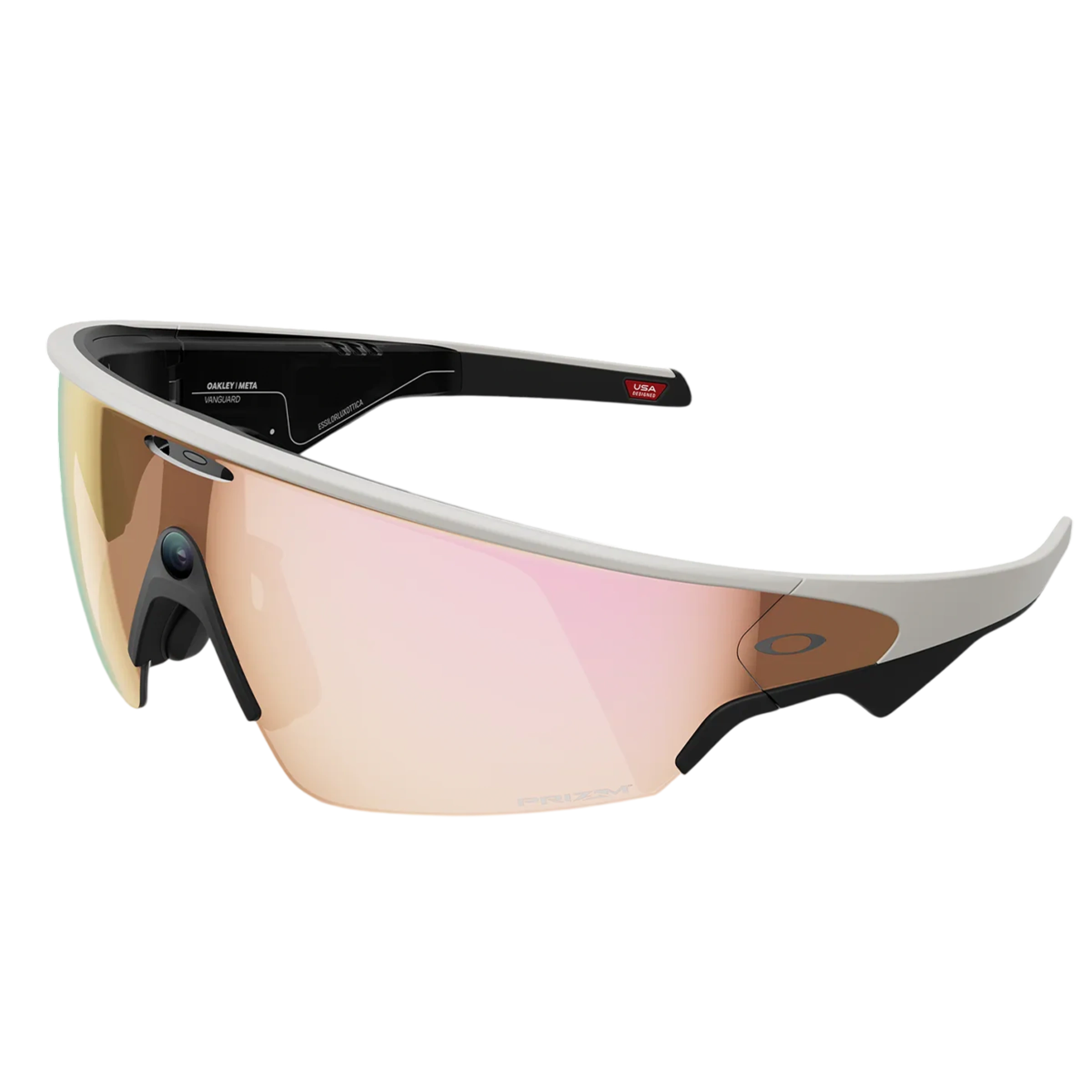 Смарт-очки Oakley | Meta Vanguard - Prizm Rose Gold Lenses / White Frame (OW8001-080)