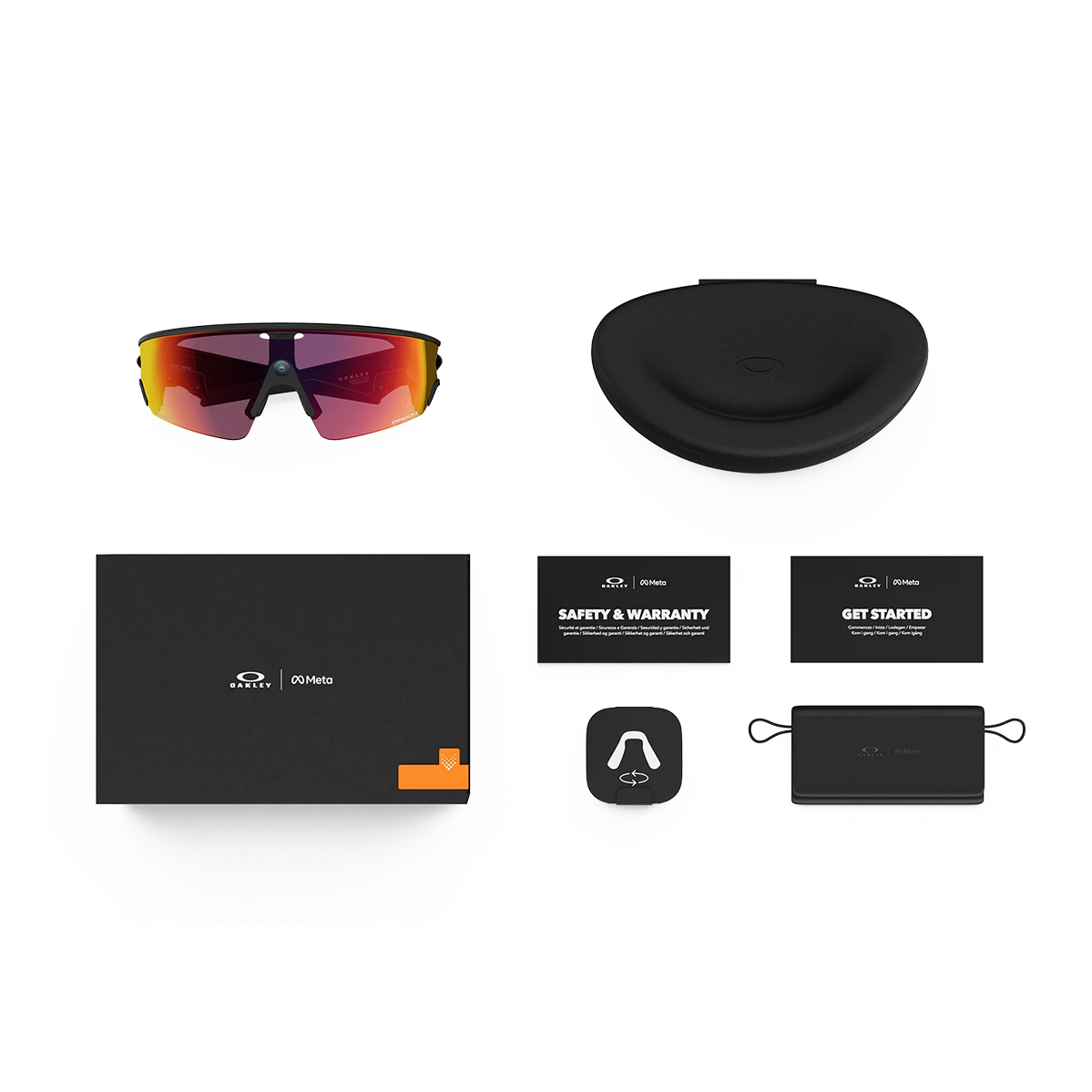 Смарт-очки Oakley | Meta Vanguard - Prizm Transitions Ember Lenses / Black Frame (OW8001-090)