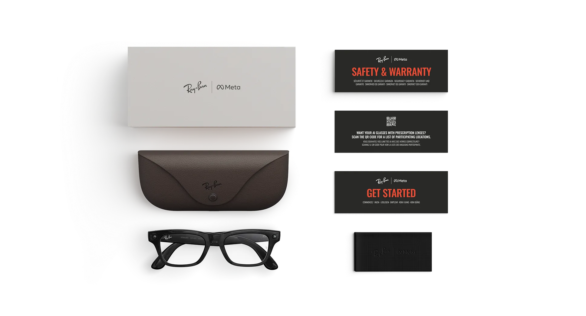 Смарт-очки Ray-Ban | Meta Blayzer Optics [Gen 2] Standard - Shiny Transparent Black / Clear to Grey Transitions