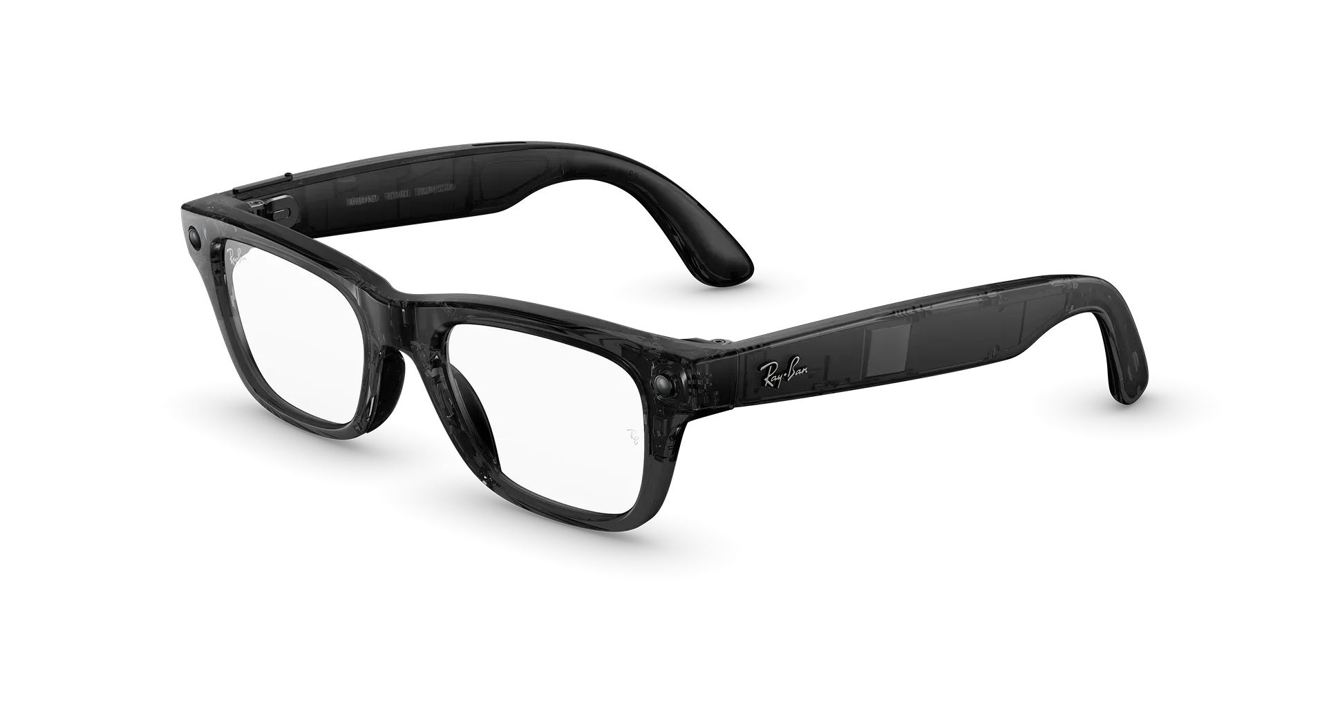 Смарт-очки Ray-Ban | Meta Blayzer Optics [Gen 2] Standard - Shiny Transparent Black / Clear to Grey Transitions