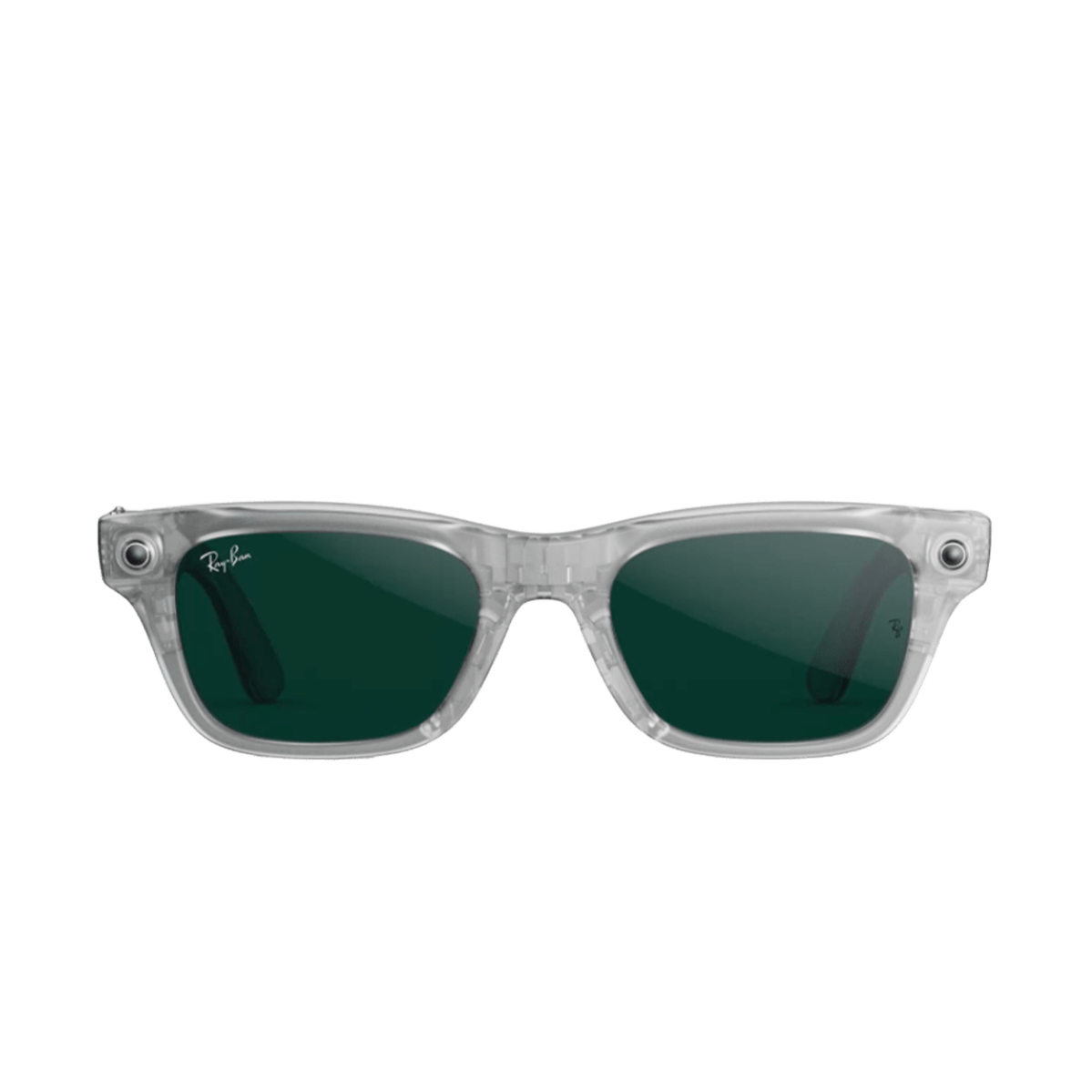 Смарт-очки Ray-Ban | Meta Blayzer Optics [Gen 2] Standard - Matte Transparent Ice Grey / Clear to Emerald Transitions