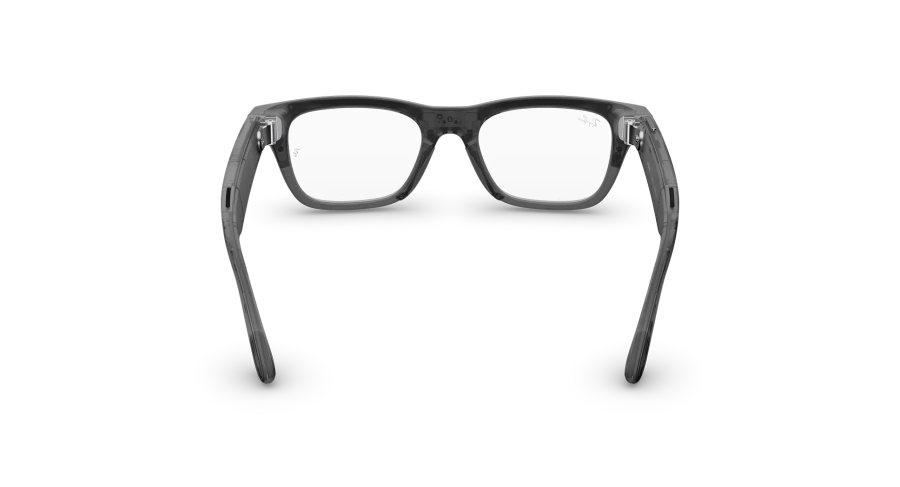 Смарт-очки Ray-Ban | Meta Blayzer Optics [Gen 2] Standard - Matte Transparent Ice Grey / Clear (RW7001 8529 50-19)