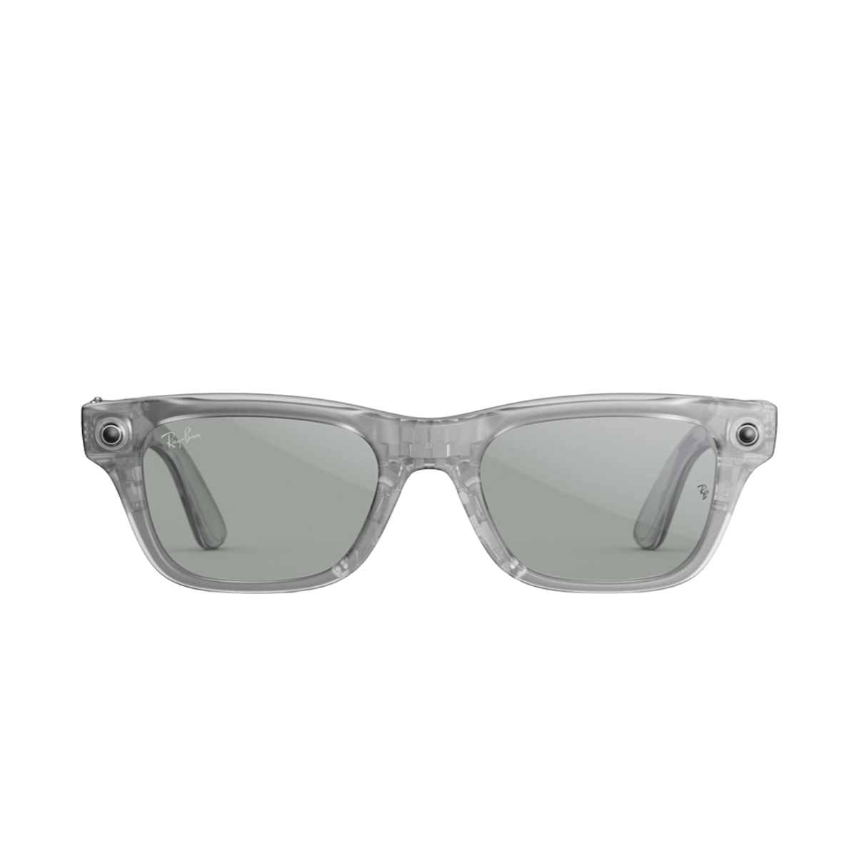Смарт-очки Ray-Ban | Meta Blayzer Optics [Gen 2] Standard - Matte Transparent Ice Grey / Clear to Green Transitions