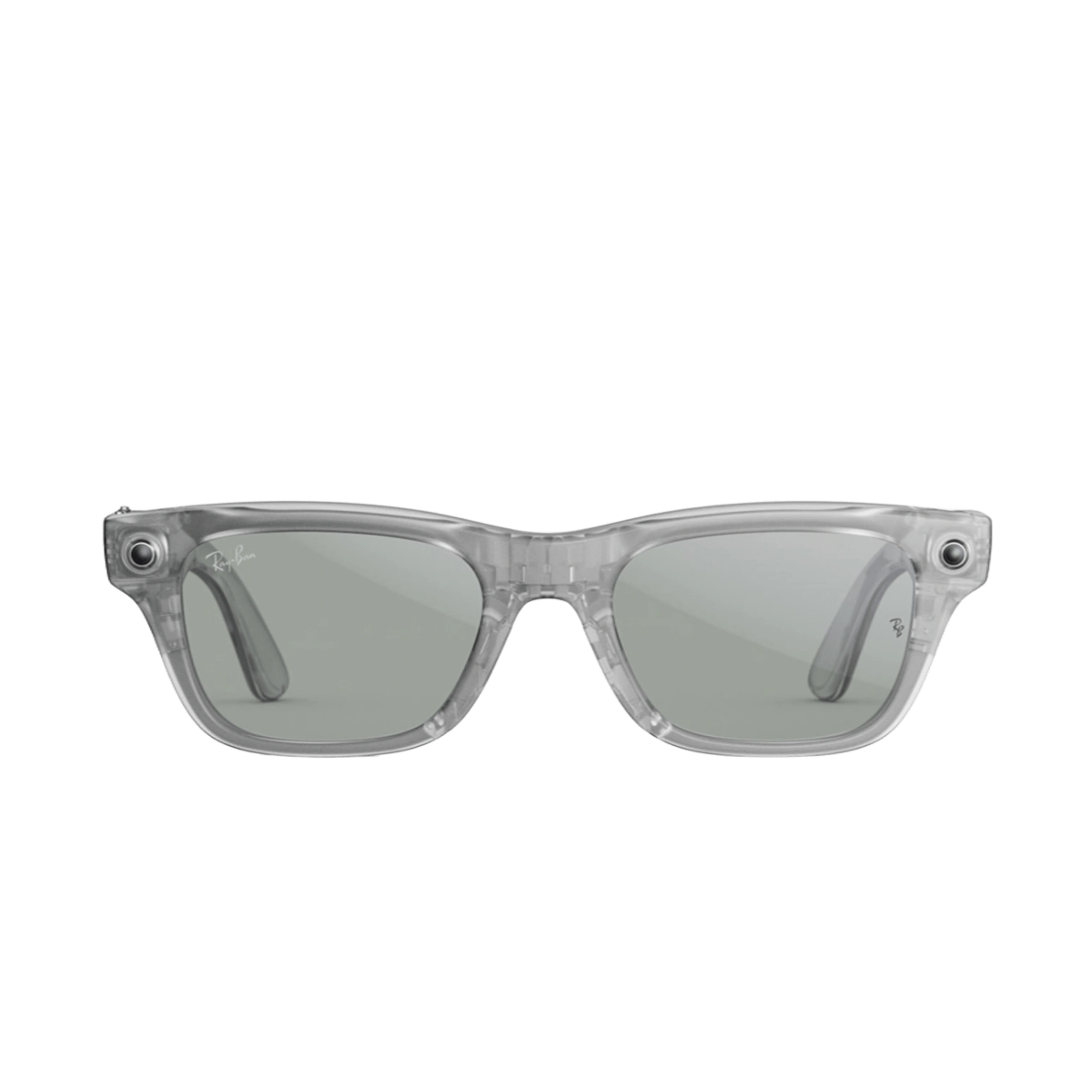 Смарт-очки Ray-Ban | Meta Blayzer Optics [Gen 2] Standard - Matte Transparent Ice Grey / Clear to Green Transitions