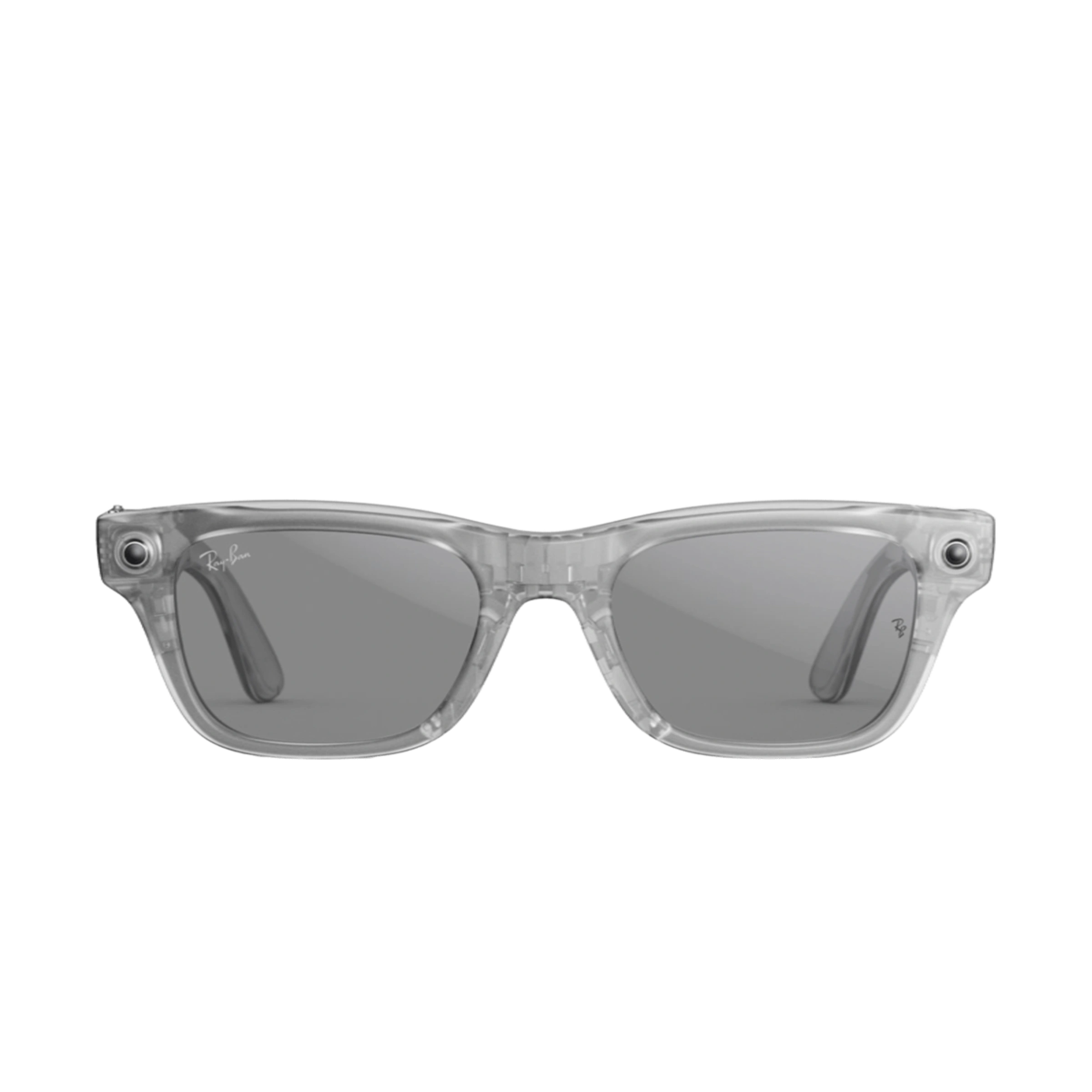Смарт-очки Ray-Ban | Meta Blayzer Optics [Gen 2] Standard - Matte Transparent Ice Grey / Clear to Grey Transitions
