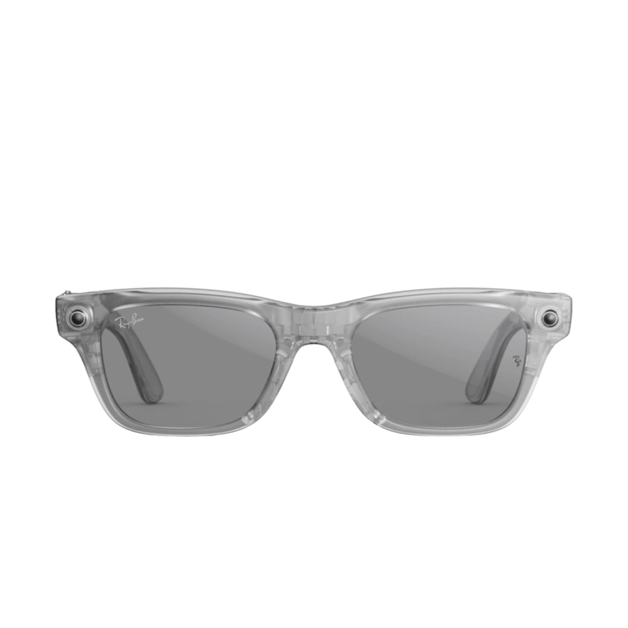 Смарт-очки Ray-Ban | Meta Blayzer Optics [Gen 2] Standard - Matte Transparent Ice Grey / Clear to Grey Transitions