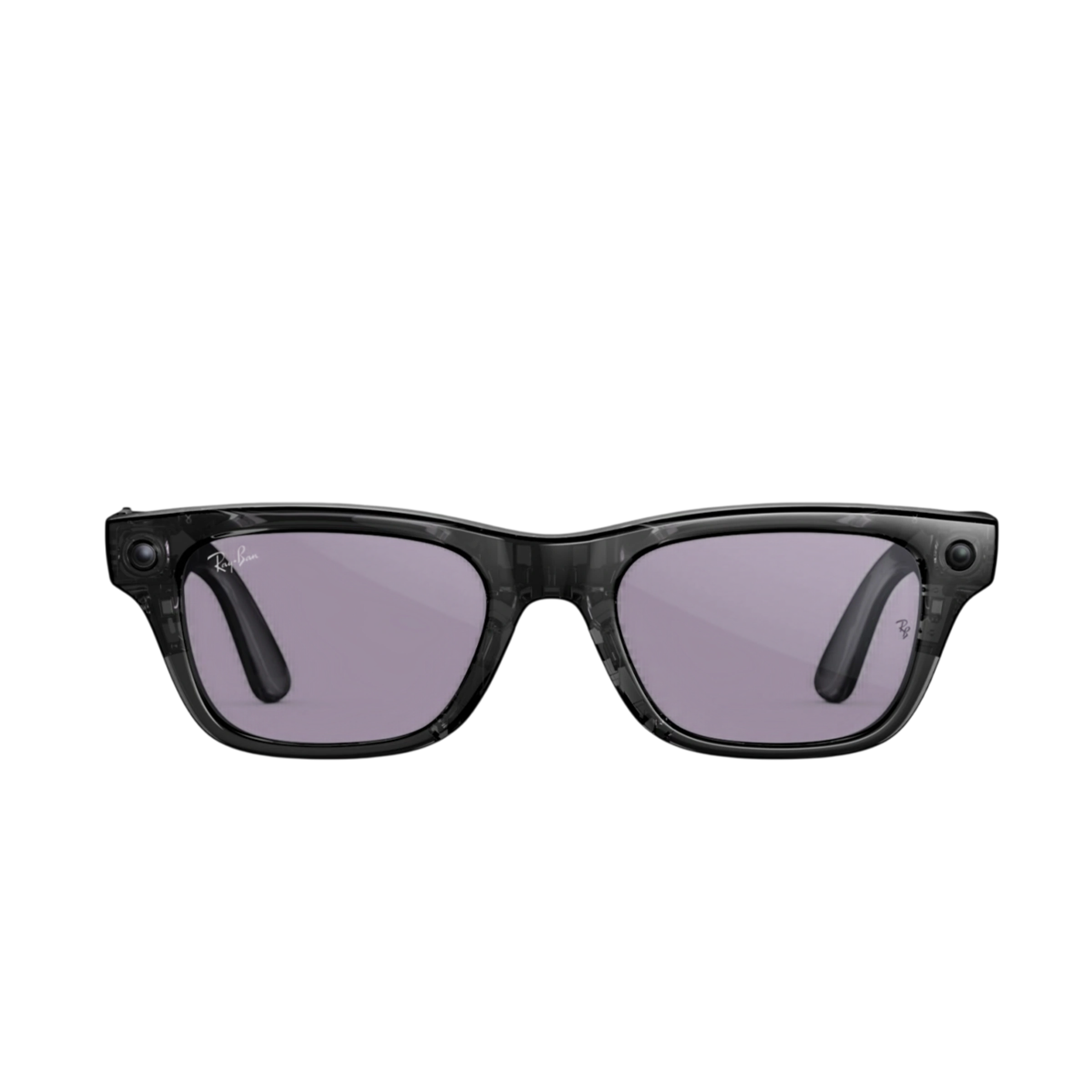 Смарт-очки Ray-Ban | Meta Blayzer Optics [Gen 2] Standard - Shiny Transparent Black / Clear to Amethyst Transitions