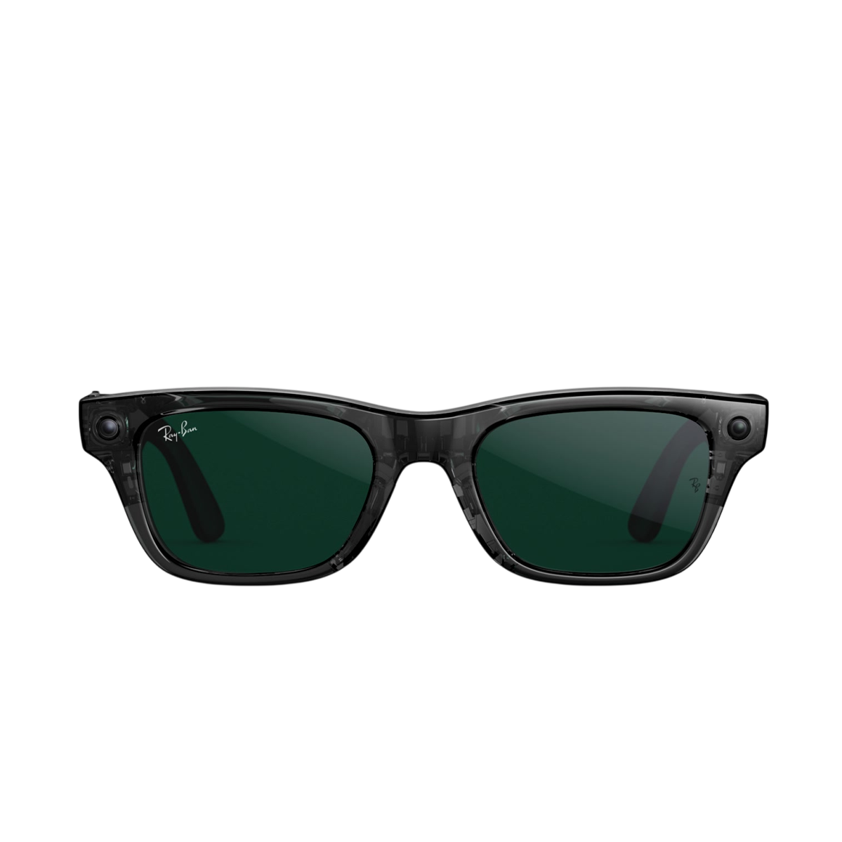 Смарт-очки Ray-Ban | Meta Blayzer Optics [Gen 2] Standard - Shiny Transparent Black / Clear to Emerald Transitions
