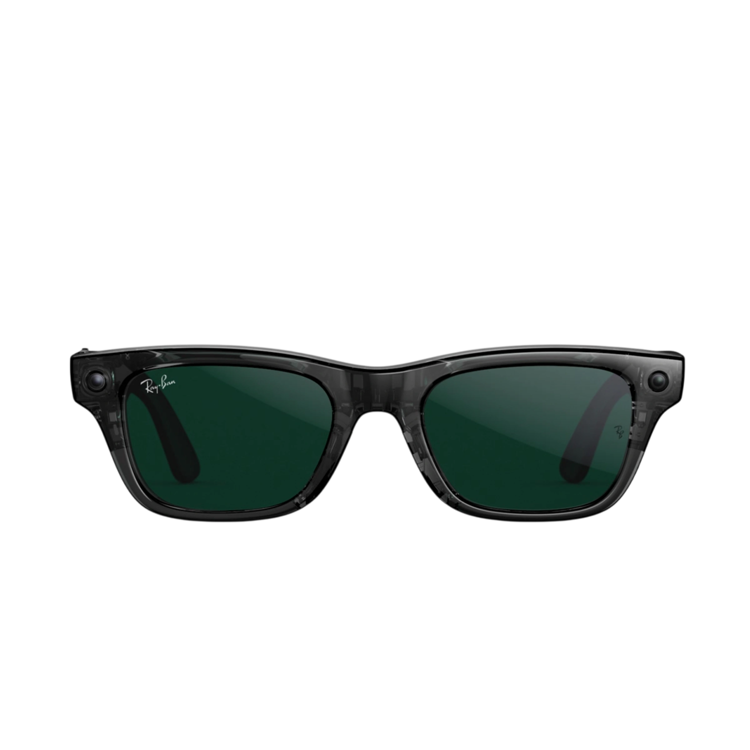 Смарт-очки Ray-Ban | Meta Blayzer Optics [Gen 2] Standard - Shiny Transparent Black / Clear to Emerald Transitions