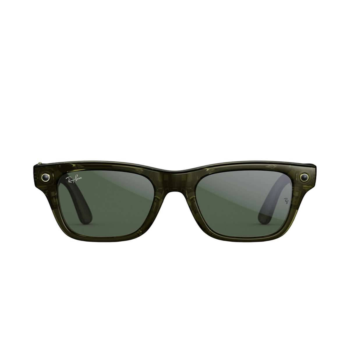 Смарт-очки Ray-Ban | Meta Blayzer Optics [Gen 2] Standard - Shiny Transparent Dark Olive / Clear to Green Transitions