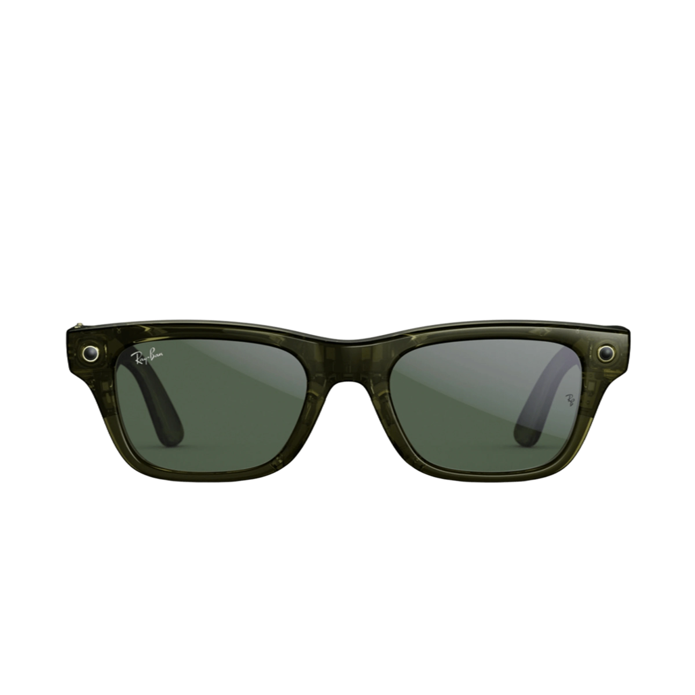 Смарт-очки Ray-Ban | Meta Blayzer Optics [Gen 2] Standard - Shiny Transparent Dark Olive / Clear to Green Transitions