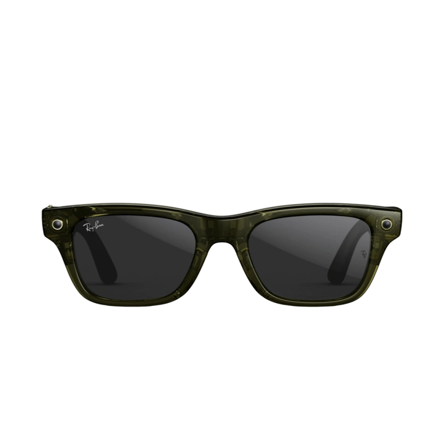 Смарт-очки Ray-Ban | Meta Blayzer Optics [Gen 2] Standard - Shiny Transparent Dark Olive / Clear to Grey Transitions